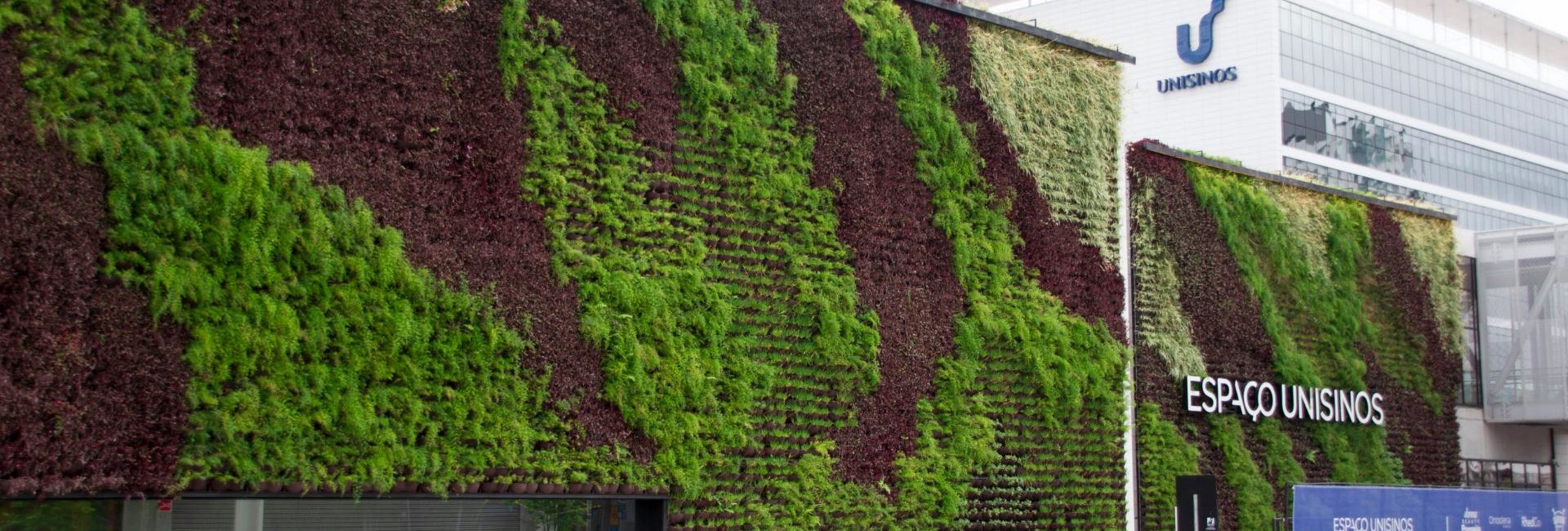 jardim vertical parede verde unisinos porto alegre