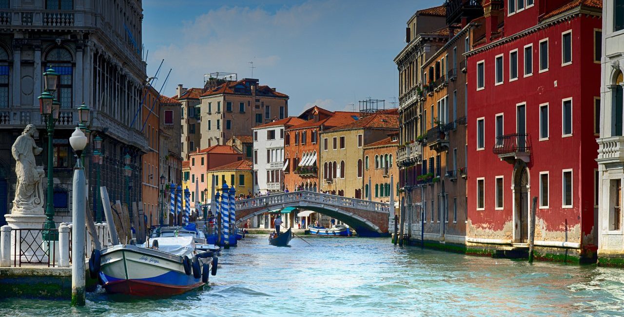 paisagem famosa da cidade de veneza