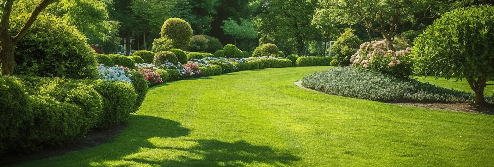 Imagem de um jardim enorme verde para simbolizar os tipos de paisagismo